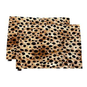 Primor Casa Exotic Animal Print Leopard Cheetah Pillow Shams Set